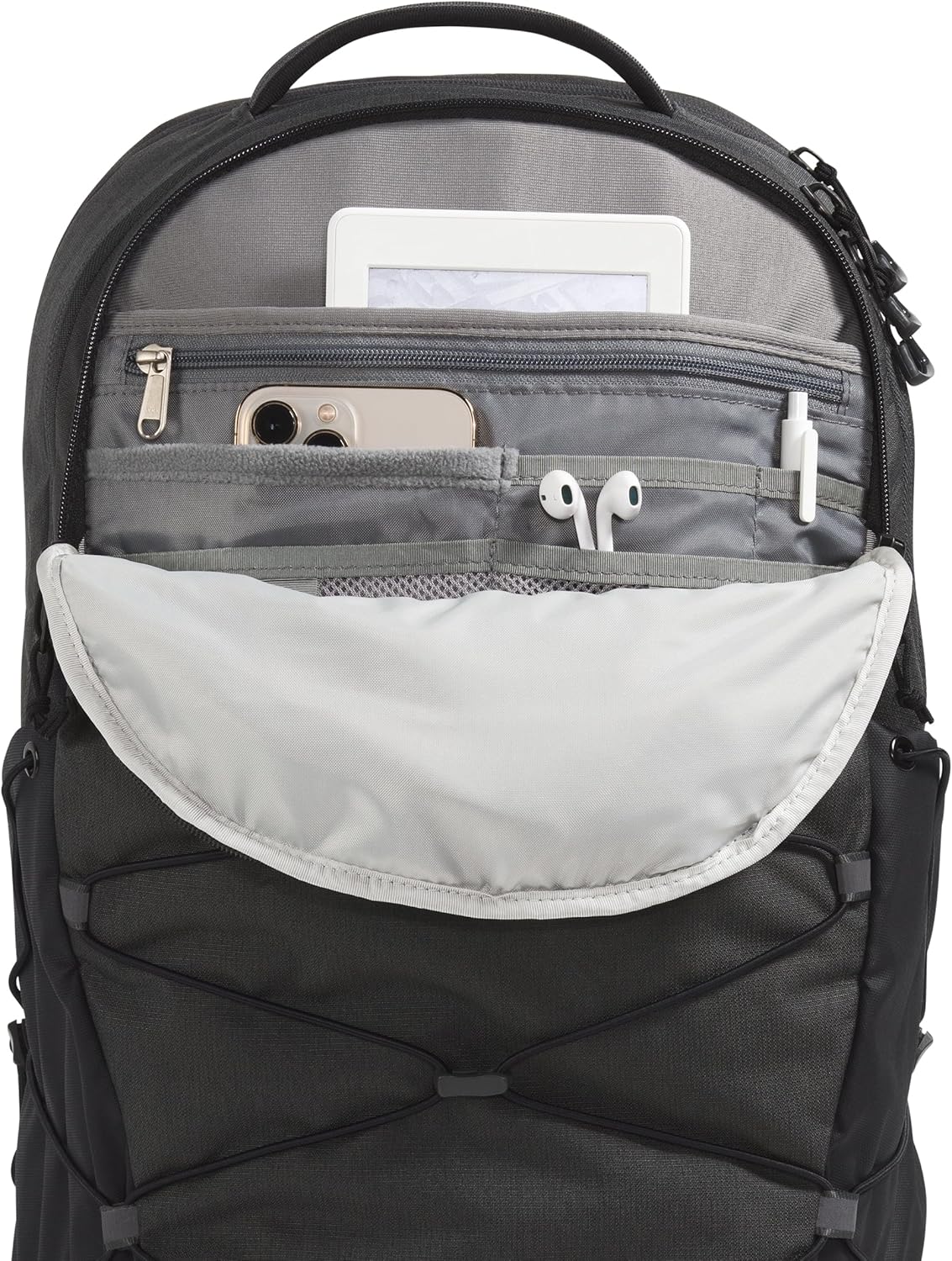 THE NORTH FACE Borealis Commuter Laptop Backpack, Asphalt Grey Light Heather/TNF Black, One Size