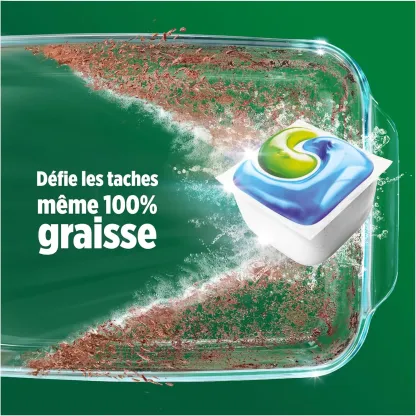 Fairy Original Tablettes Lave-Vaisselle Tout En 1,Citron, 132 Capsules, Efficaces Contre Graisse Incrustée, Dissolution Ultra-Rapide, Protection Verre et Argent, Sans Odeurs