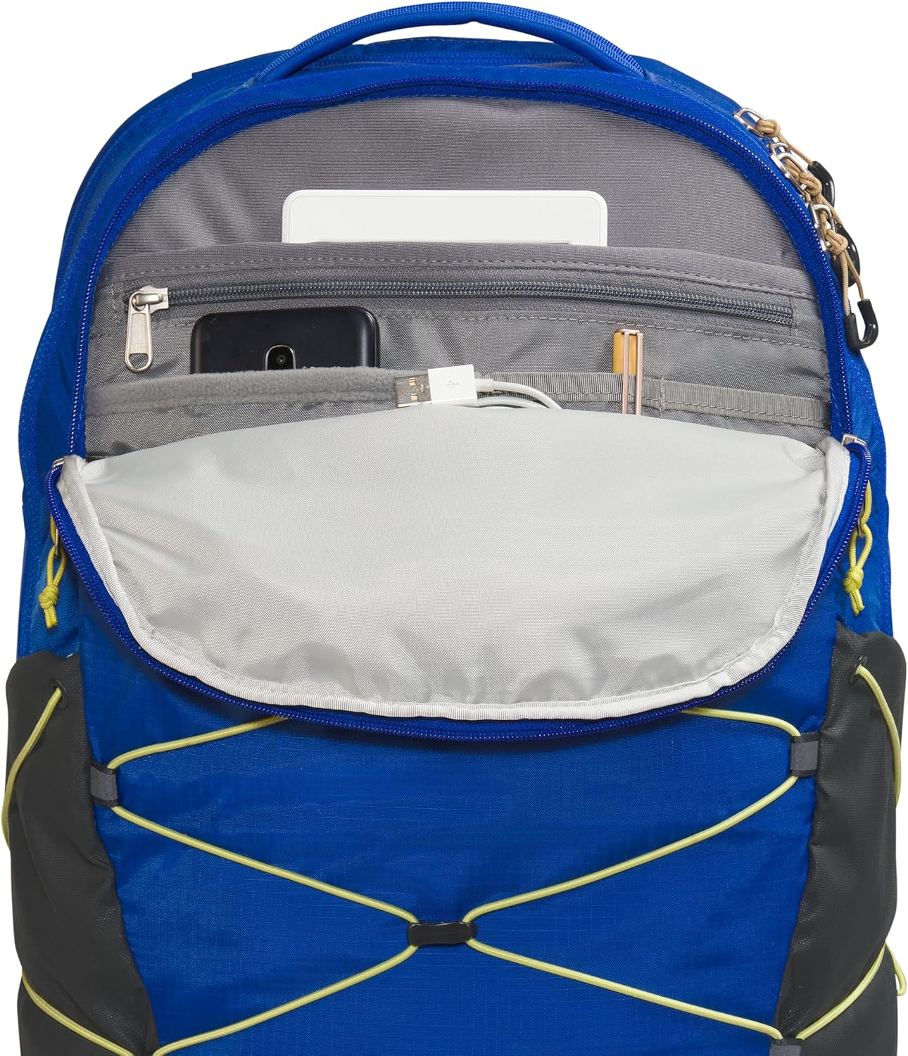 THE NORTH FACE Borealis Commuter Laptop Backpack, Asphalt Grey Light Heather/TNF Black, One Size