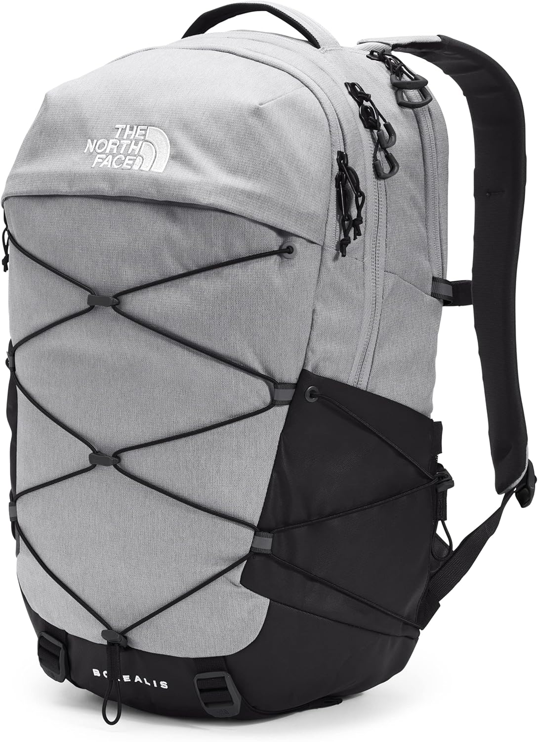 THE NORTH FACE Borealis Commuter Laptop Backpack, Asphalt Grey Light Heather/TNF Black, One Size