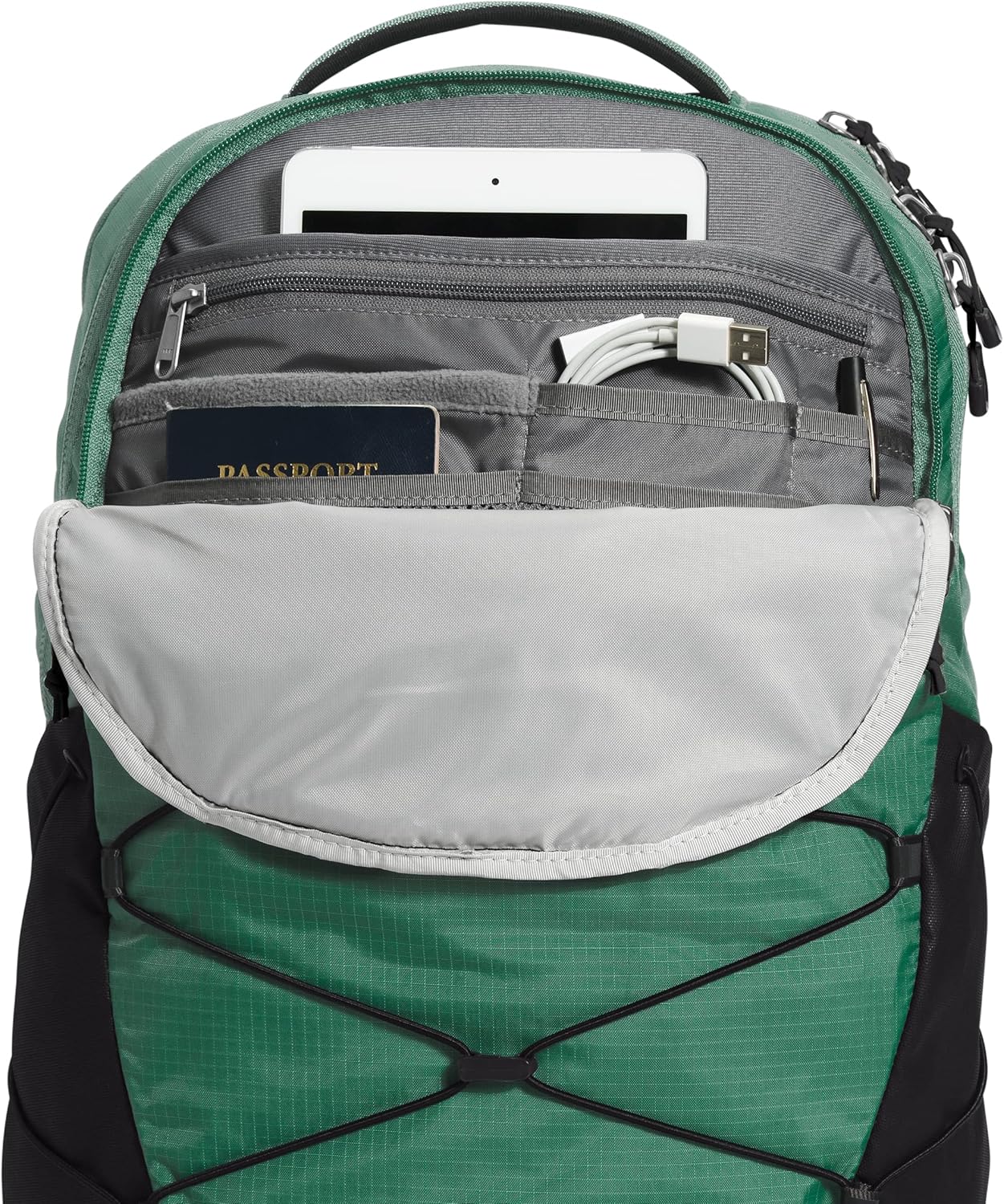 THE NORTH FACE Borealis Commuter Laptop Backpack, Asphalt Grey Light Heather/TNF Black, One Size
