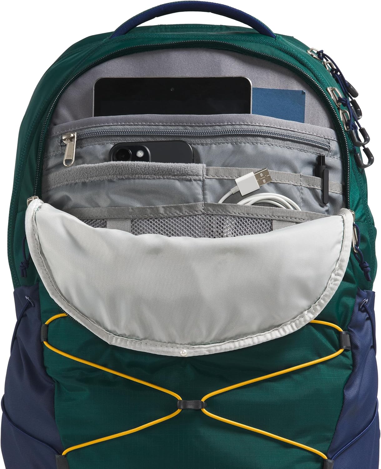 THE NORTH FACE Borealis Commuter Laptop Backpack, Asphalt Grey Light Heather/TNF Black, One Size