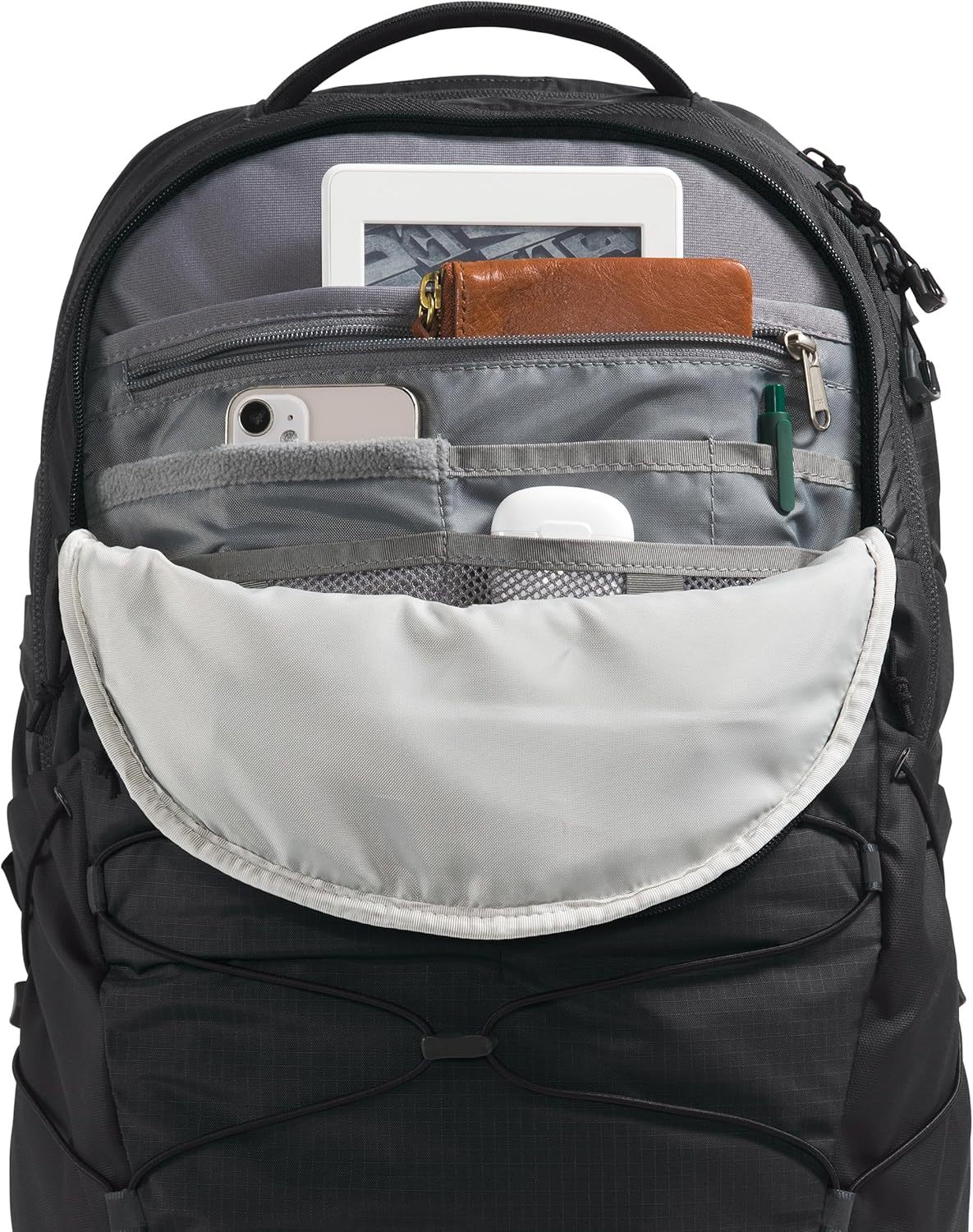 THE NORTH FACE Borealis Commuter Laptop Backpack, Asphalt Grey Light Heather/TNF Black, One Size