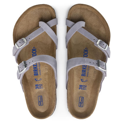 Mayari Soft Footbed Nubuck Leather - Purple Fog