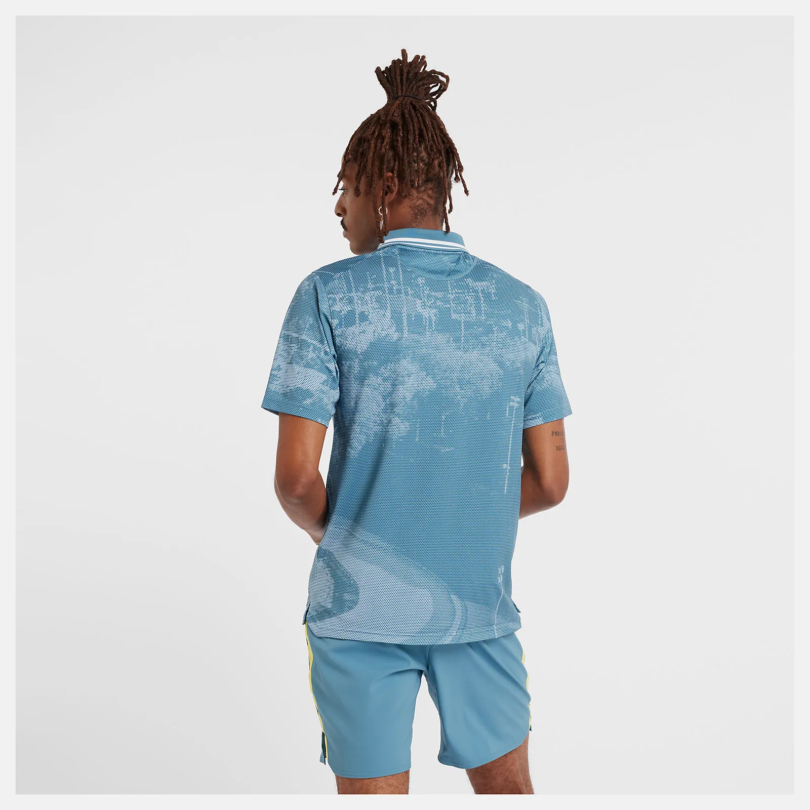 Homme Printed Tournament Polo