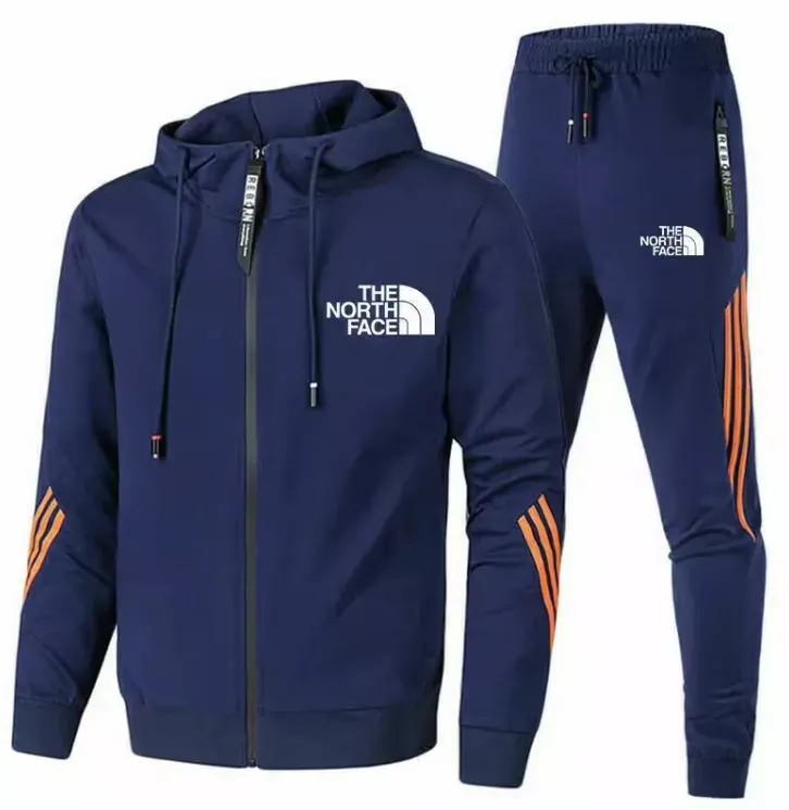 The North Face – Sweat à capuche zippé tendance + Pantalon de sport à la mode