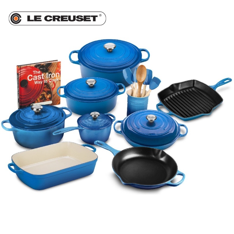 🔥 Batería de Cocina 20 Piezas Hierro Fundido – Calidad Profesional al Mejor Precio