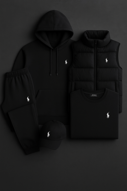 Ensemble Premium Ralttgph Lauttgren – Hoodie, Gilet, Jogging, T-shirt & Casquette