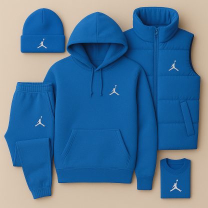 Jorttgdan Streetwear Set - Hoodie, Pants and Vest