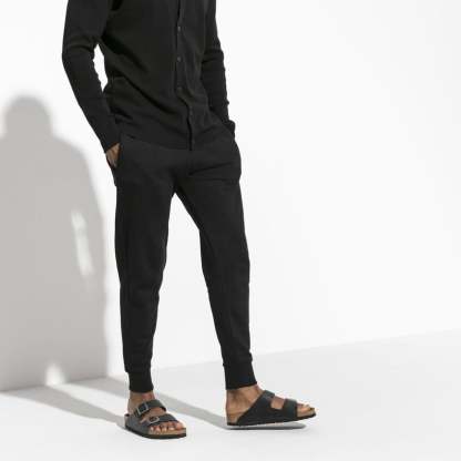 Women's  Birkethtnstock - Arizona blød fodseng - Black Oiled Leather