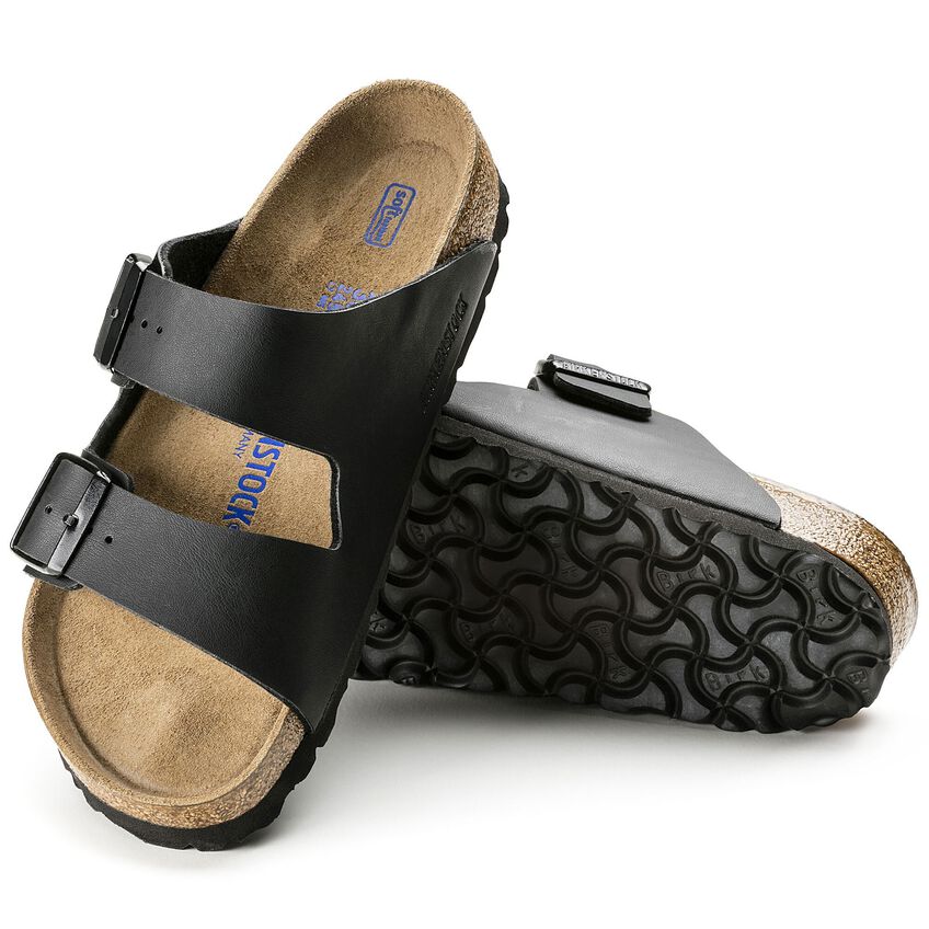 Men's  Birkethtnstock - Arizona Soft - Black Birko-Flor