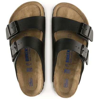 Men's  Birkethtnstock - Arizona Soft - Black Birko-Flor