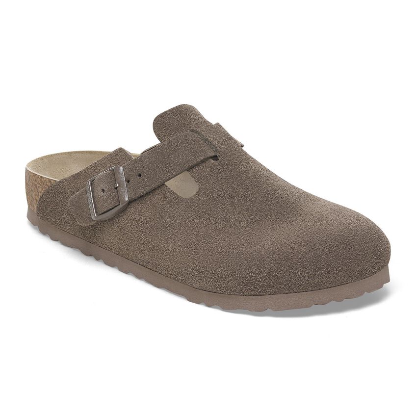 Boston Suede Leather - Concrete Gray