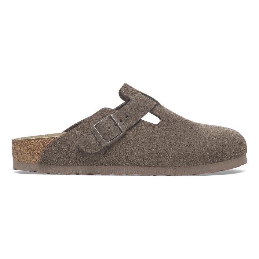 Boston Suede Leather - Concrete Gray