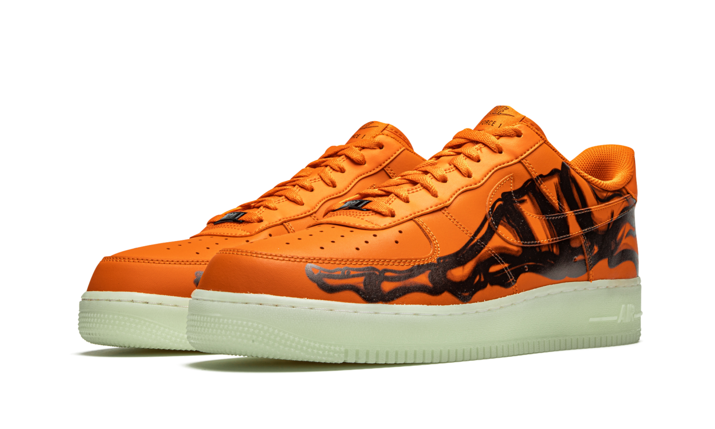 Nittgke Air Force 1 Low Orange Skeleton Halloween (2020)
