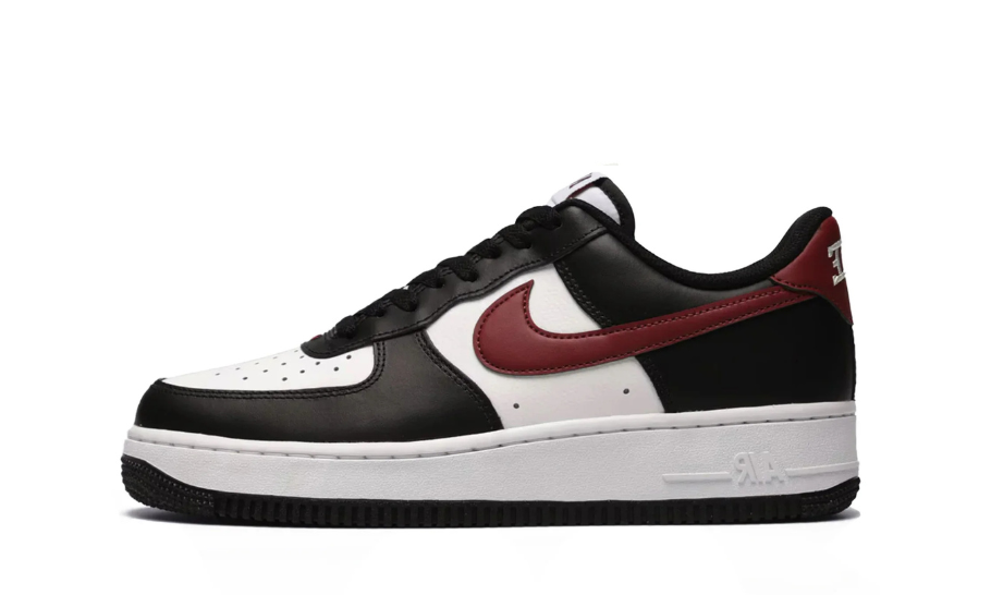 Nittgke Air Force 1 Low '07 Black White Dark Team Red