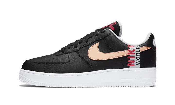 Nittgke Air Force 1 Low '07 LV8 Worldwide Pack Black Flash Crimson