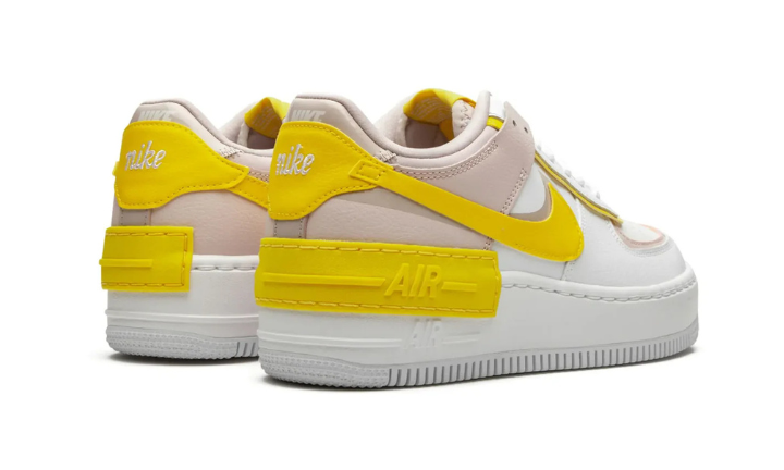 Nittgke Air Force 1 Low Shadow White Barely Rose Speed Yellow (Women's)