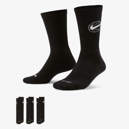 Nittgke Everyday Crew Chaussettes de basket (3 paires)
