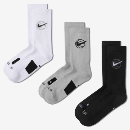Nittgke Everyday Crew Chaussettes de basket (3 paires)