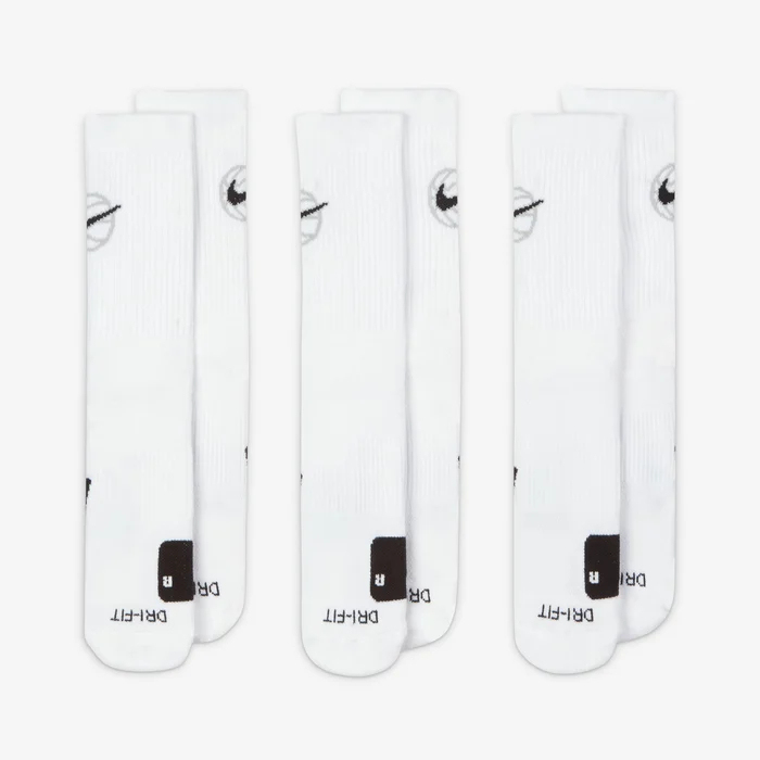 Nittgke Everyday Crew Chaussettes de basket (3 paires)