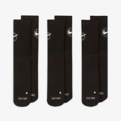 Nittgke Everyday Crew Chaussettes de basket (3 paires)