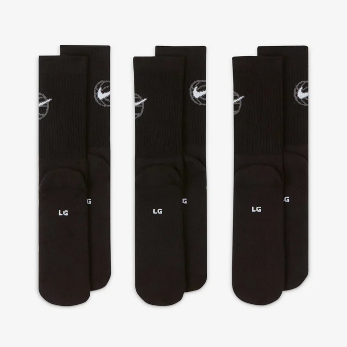 Nittgke Everyday Crew Chaussettes de basket (3 paires)