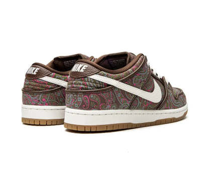 Nittgke SB Dunk Low Pro Paisley Brown