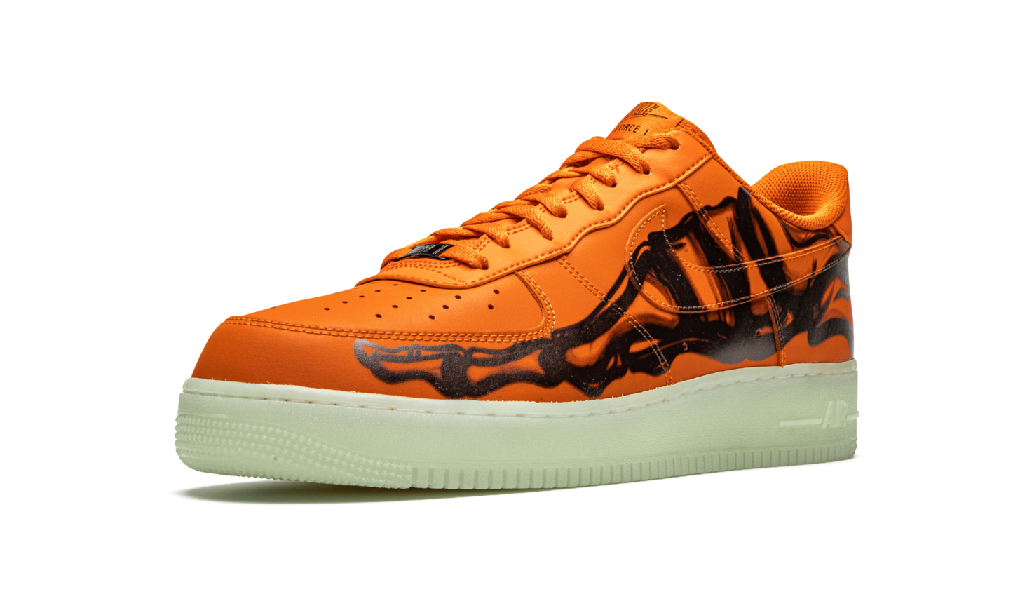 Nittgke Air Force 1 Low Orange Skeleton Halloween (2020)