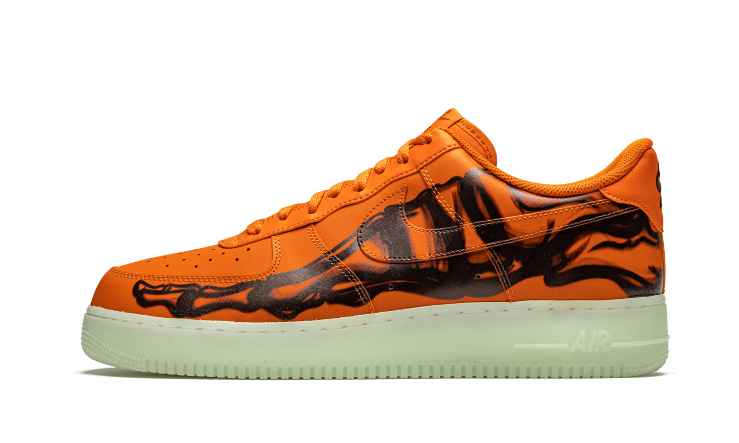 Nittgke Air Force 1 Low Orange Skeleton Halloween (2020)