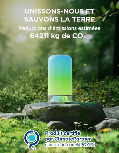 Govee Lampe de Chevet LED, Lampe de Table Tactile Dimmable RGBICWW avec 64 Modes Scène, Compatible avec Alexa,Fonctionne avec Matter, 2700-6500k, 500 Lumens, pour Salon et Chambre (Filaire) [Classe énergétique G]