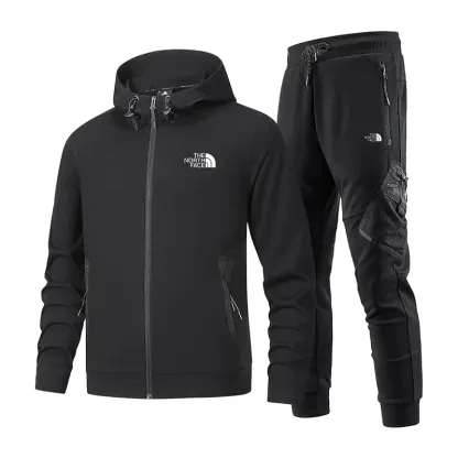 The Nothtrth Face Men's Long Sleeve Hoodie Tracksuits Set