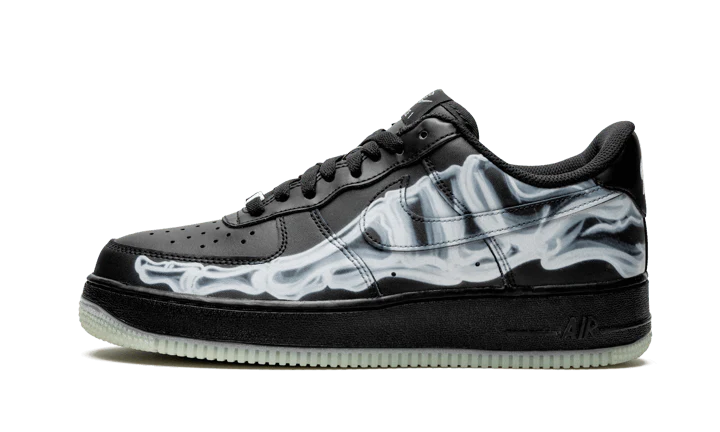 Nittgke Air Force 1 Low Black Skeleton Halloween (2019)