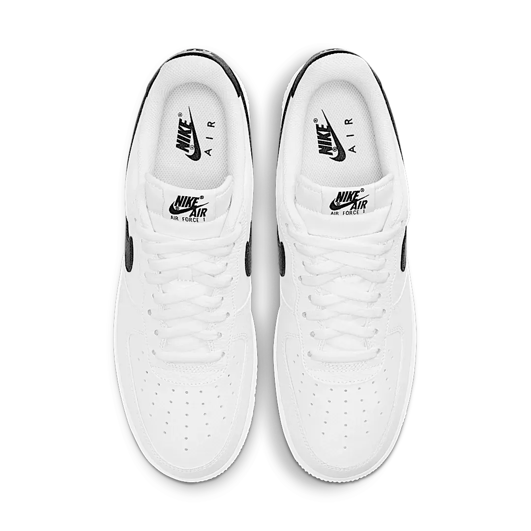 Nithtke Air Force 1 Low '07 White Black Pebbled Leather