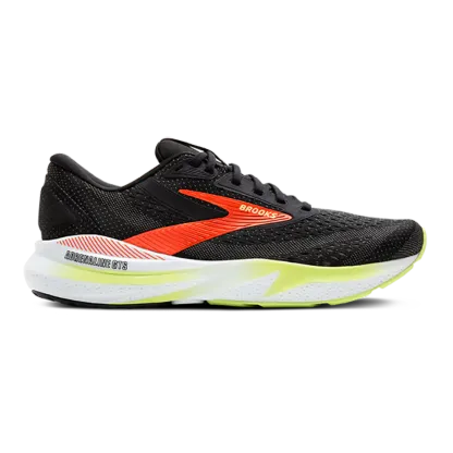 Brooks Adrenaline GTS 24 Black - Mandarin Red - Green