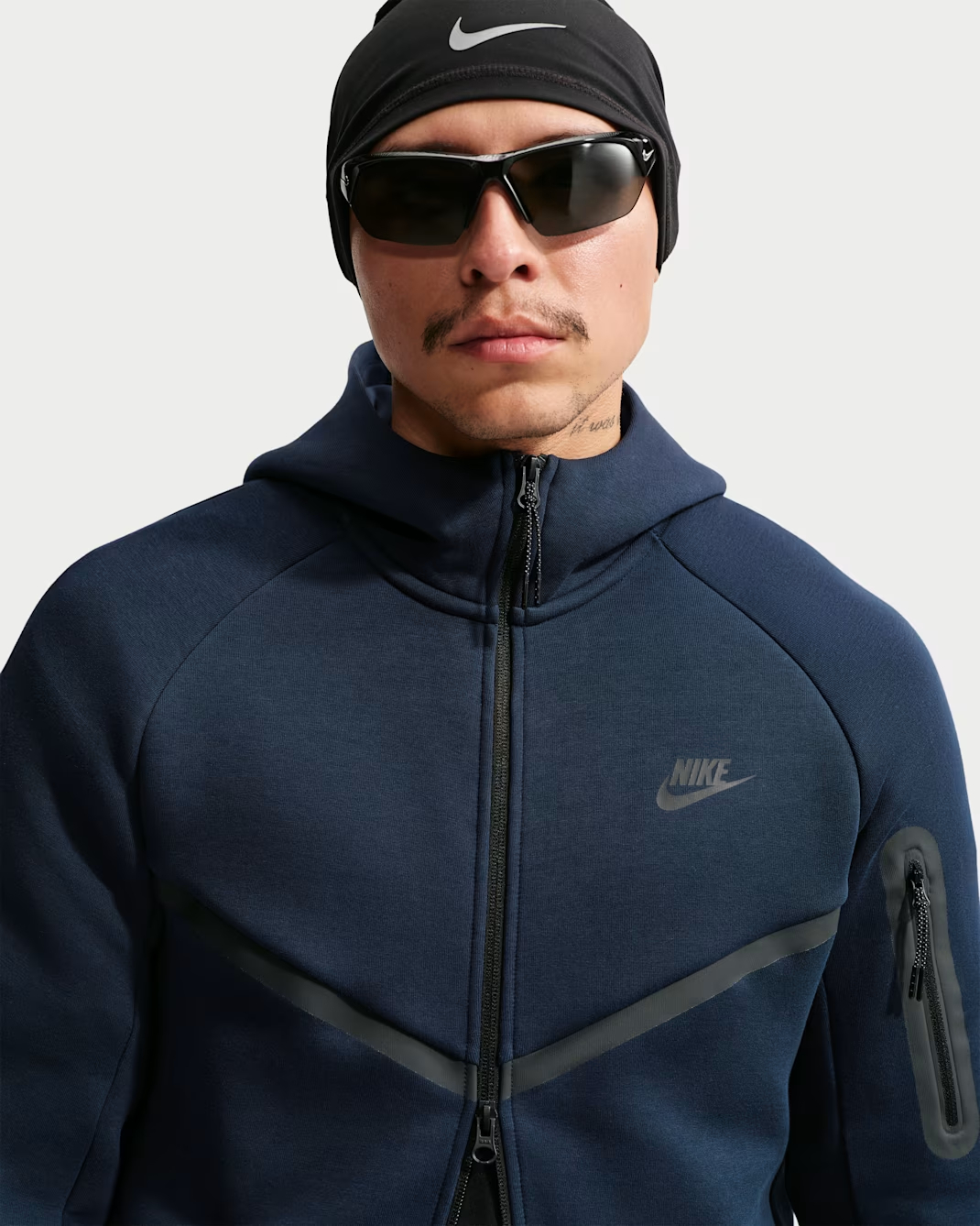 Nittgke Tech Men's Fleece Windrunner Full-Zip Jacket