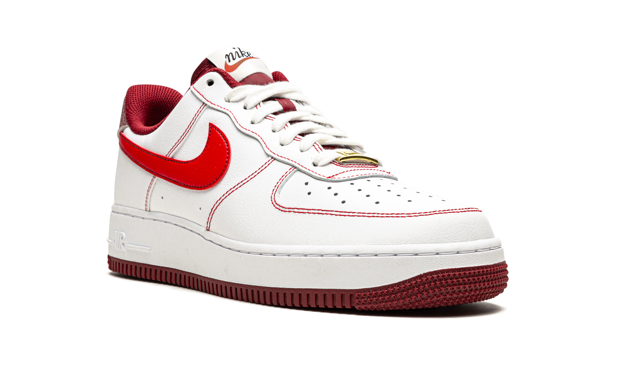 Nittgke Air Force 1 Low '07 First Use White Team Red