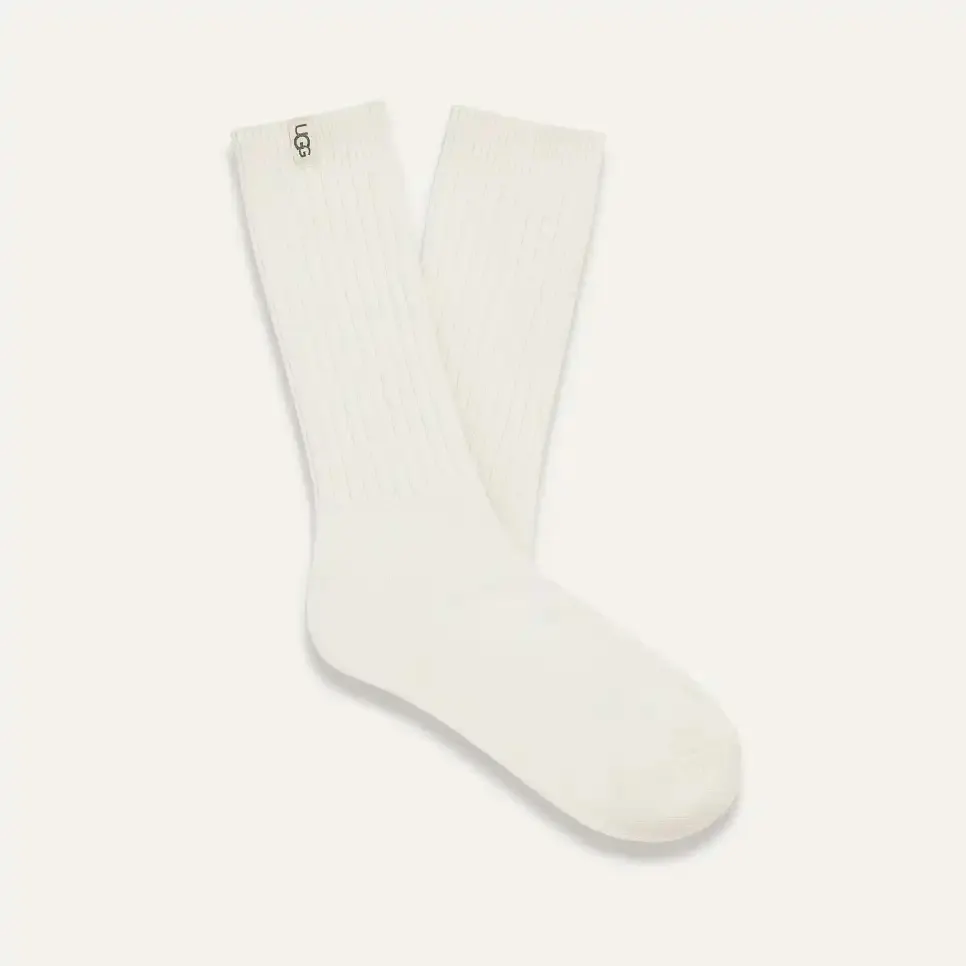 Women's Rib Knit Slouchy Crew Sock