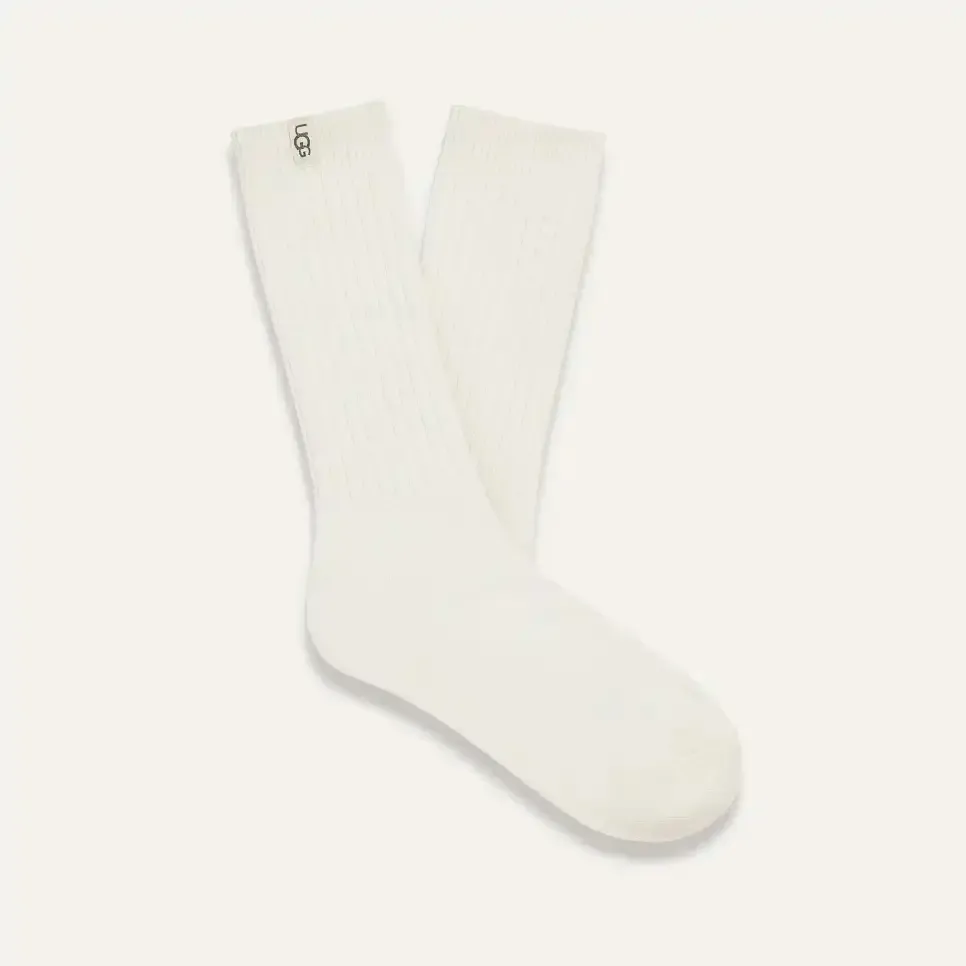 Women's Rib Knit Slouchy Crew Sock