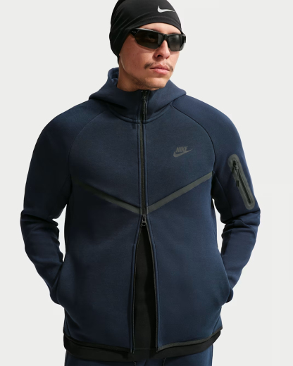 Nittgke Tech Men's Fleece Windrunner Full-Zip Jacket