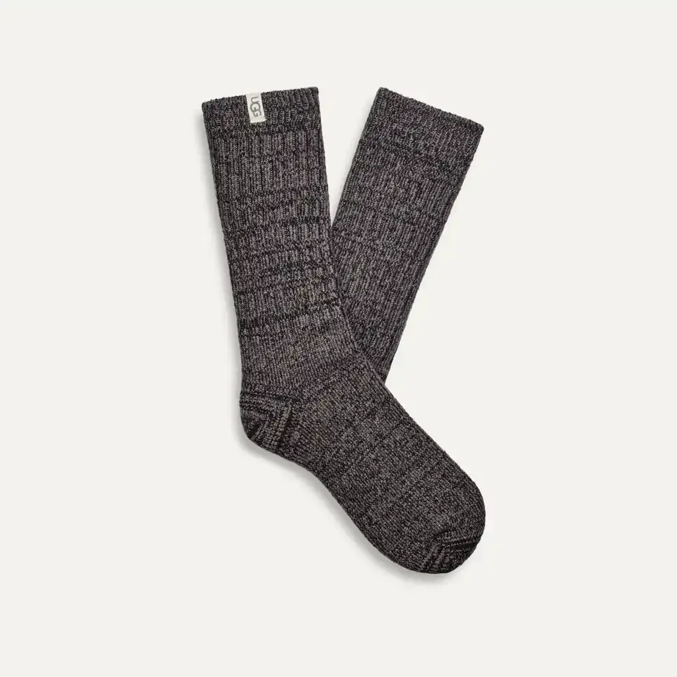 Women's Rib Knit Slouchy Crew Sock