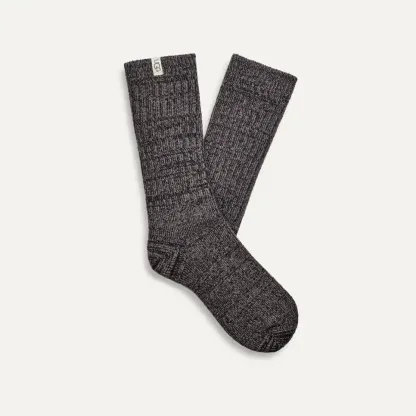 Women's Rib Knit Slouchy Crew Sock