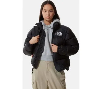 Tththe Nthtorth Fathtce - W 1996 Retro Nuptse Jacket Femme - Tnf Black