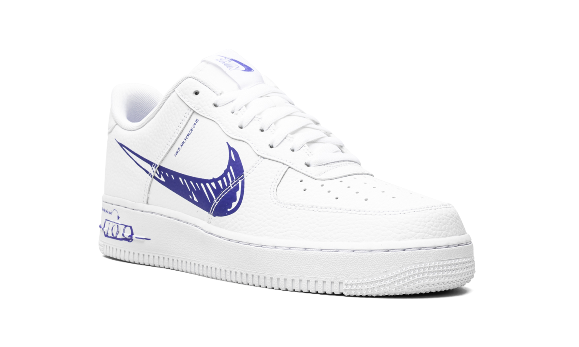 Nittgke Air Force 1 Low Sketch White Royal