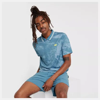 Homme Printed Tournament Polo