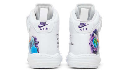 Nittgke Air Force 1 Mid Off-White Graffiti White