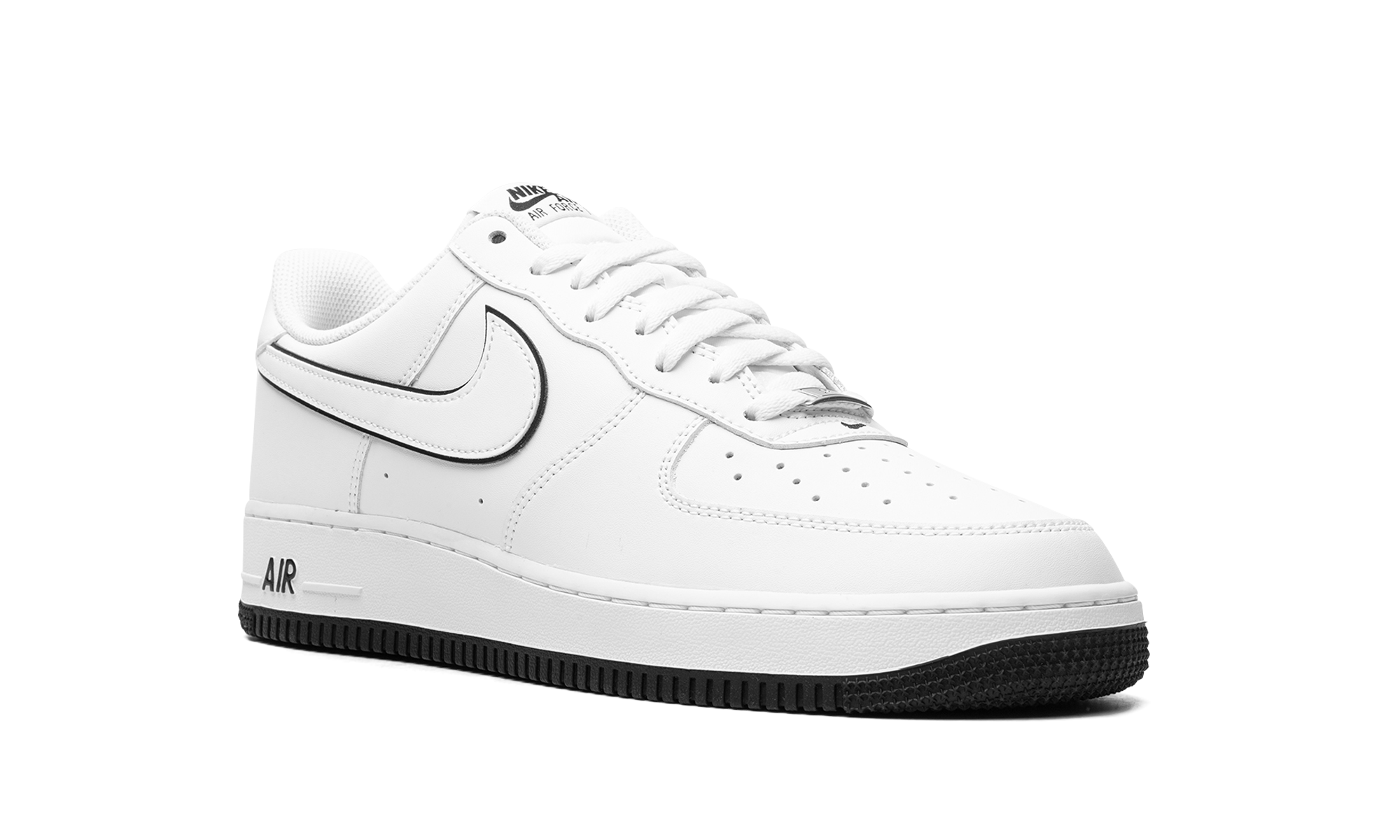 Nittgke Air Force 1 '07 Low White Black Outline Swoosh