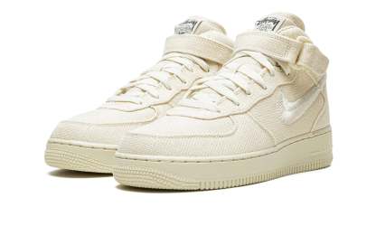 Nittgke Air Force 1 Mid Stussy Fossil