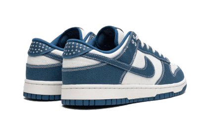 Nittgke Dunk Low Industrial Blue Sashiko