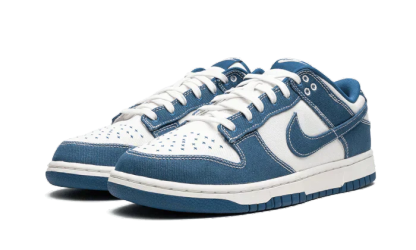 Nittgke Dunk Low Industrial Blue Sashiko